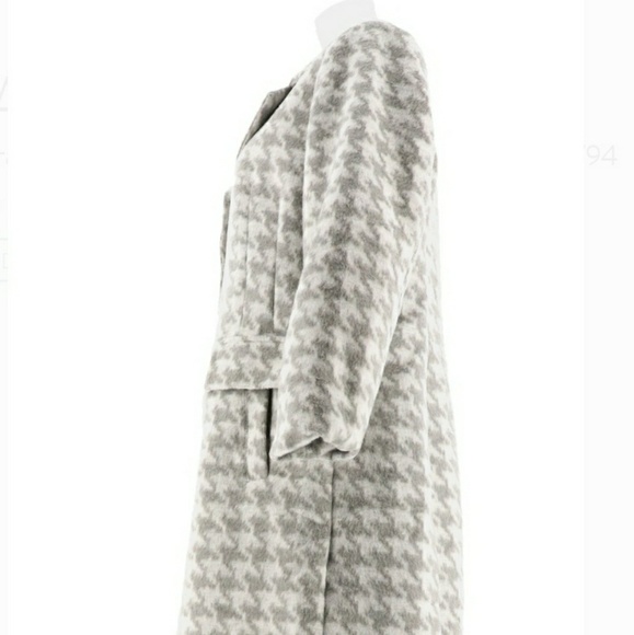 Issac mizrahi houndstooth coat sz 1X NWT 🧡💛💚💙❤ - Picture 3 of 7